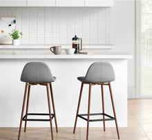 Load image into Gallery viewer, 3pk Copley Upholstered Counter Height Barstool

