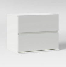 Load image into Gallery viewer, 2 Drawer Modular Nightstand White
