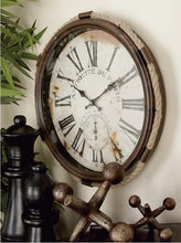 Load image into Gallery viewer, Analog Round Wall Coastal Clock
