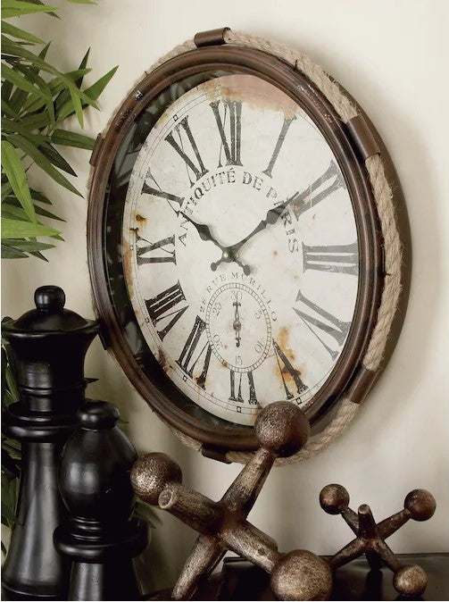 Analog Round Wall Coastal Clock