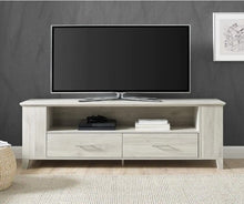 Load image into Gallery viewer, 60 in. Columbus Wood TV Stand in Birch (Max tv size 65 in.)
