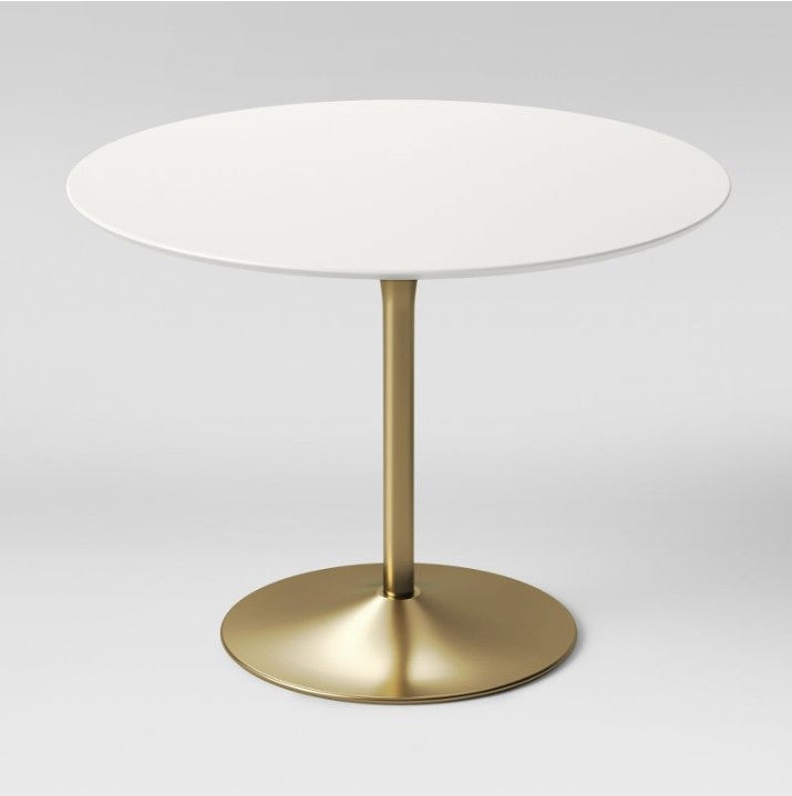 Braniff Round Dining Table Metal Base