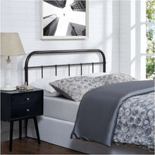 Load image into Gallery viewer, Serena Full Steel Headboard - Brown

