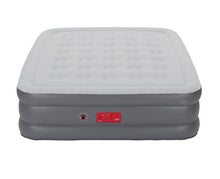 Load image into Gallery viewer, GuestRest 18&quot; Twin Double High Air Mattress with Built-In-Pump - Gray
