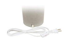 Load image into Gallery viewer, 18.5 in. 1-Light Antique Brass Concrete Table Lamp
