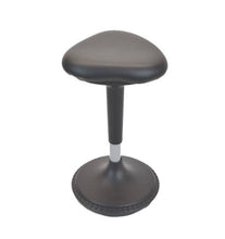 Load image into Gallery viewer, Wobble Standing Desk Office Chair Black Vinyl
