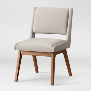 33 x 20 x 23 Holmdel Mid-Century Dining Chair Light Gray