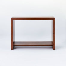 Load image into Gallery viewer, Fullerton Wood Console Table with Shelf Brown
