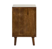 Load image into Gallery viewer, Riss 3-Drawer 26 in. H x 16.5 in. W x 13.5 in. D Cherry End Table with Storage, 7583RR
