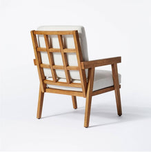 Load image into Gallery viewer, Grantsville Wood Frame Accent Chair with Grid Back
