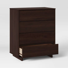 Load image into Gallery viewer, Modern 4 Drawer Dresser
