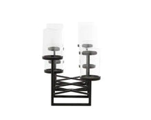 Load image into Gallery viewer, 15 in. Black Metal Candelabra
