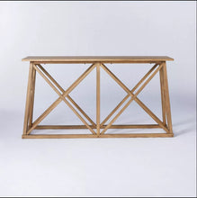 Load image into Gallery viewer, Copperton Wood X Base Console Table - Threshold™ designed with Studio McGee MRM1009
