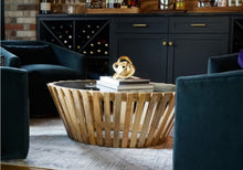 Load image into Gallery viewer, Lucas Natural Round Glass Top
