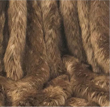 Load image into Gallery viewer, Faux Mountain Coyote Handmade Luxury Throw
