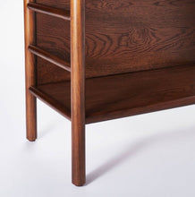 Load image into Gallery viewer, 72" Holladay Curved Wooden Bookcase
