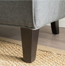 Load image into Gallery viewer, Isolde Modern Petite Loveseat, Dark Gray Fabric
