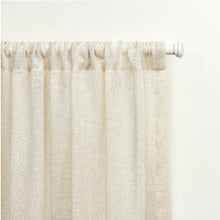 Load image into Gallery viewer, Lauren Ralph Lauren Brooke Sheer Rod Pocket Curtain Panel - 54 x 84 - Linen, (Set of 2)
