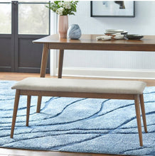 Load image into Gallery viewer, Newington Mid-Century Bench Walnut/Mocha
