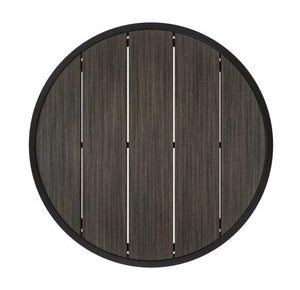 18 in. Round Steel Metal Outdoor Coffee Table, 7529RR