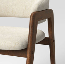 Load image into Gallery viewer, 32 Inches (H) x 22 Inches (W) x 22 Inches (D) Ingleside Open Back Upholstered Wood Frame Dining Chair
