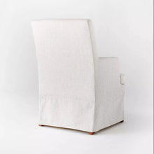 Load image into Gallery viewer, Upholstered Slipcover Dining Chair Cream - Threshold™ designed with Studio McGee 4133RR
