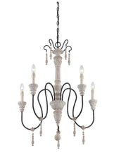 Load image into Gallery viewer, 5 Light Chandelier-Traditional Style with Country French and Farmhouse Inspirations-35 inches tall by 28.5 inches wide
