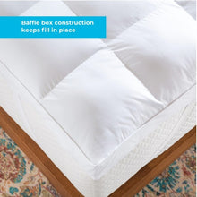 Load image into Gallery viewer, 3 Inch Down Alternative Fiber Bed Mattress Topper by Linenspa Essentials - White - King
