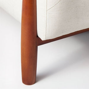 Elroy Accent Chair with Wood Legs