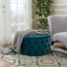 Load image into Gallery viewer, Zelfa New Velvet Ottoman

