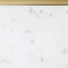 Load image into Gallery viewer, Set of 2 Kingston Nesting Side Tables White/Gold
