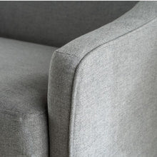 Load image into Gallery viewer, Isolde Modern Petite Loveseat, Dark Gray Fabric
