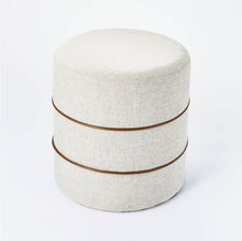Load image into Gallery viewer, Catalina Mudcloth Round Ottoman
