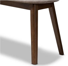 Load image into Gallery viewer, Easton Light Gray Fabric Bench
