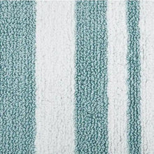 Load image into Gallery viewer, Aqua 24 in. x 72 in. Spa Cotton Reversible Bath Mat Rug
