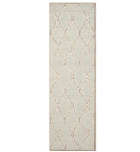 Load image into Gallery viewer, Light Gray/Ivory 3 ft. x 12 ft. Geometric Runner Rug
