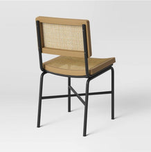 Load image into Gallery viewer, Errol Cane and Wood Dining Chair with Metal Legs Natural

