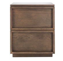 Load image into Gallery viewer, Safavieh Zeus 2 Drawer Nightstand Natural
