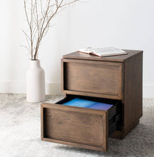 Load image into Gallery viewer, Safavieh Zeus 2 Drawer Nightstand Natural
