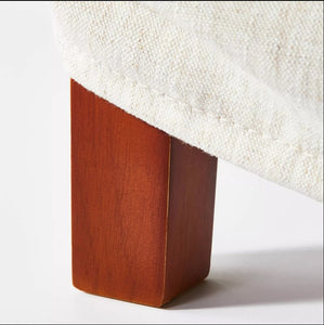 Upholstered Slipcover Dining Chair Cream - Threshold™ designed with Studio McGee 4133RR