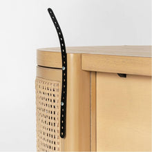 Load image into Gallery viewer, Portola Hills Caned Door Console with Shelves
