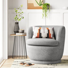 Load image into Gallery viewer, Dorton Round Swivel Barrel Chair
