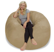 Load image into Gallery viewer, 5&#39; Large Bean Bag Chair with Memory Foam Filling and Washable Cover
