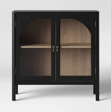 Load image into Gallery viewer, New Bedford 2 Door Accent Cabinet Black
