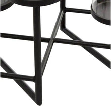 Load image into Gallery viewer, 15 in. Black Metal Candelabra
