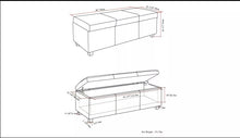 Load image into Gallery viewer, 48&quot; Franklin Storage Ottoman Bench - WyndenHall 4135RR
