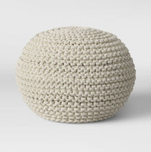 Load image into Gallery viewer, Cloverly Chunky Knit Pouf

