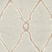 Load image into Gallery viewer, Light Gray/Ivory 3 ft. x 12 ft. Geometric Runner Rug
