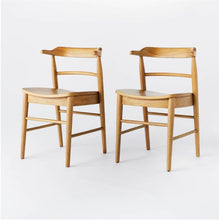 Load image into Gallery viewer, 2pk Kaysville Curved Back Wood Dining Chair
