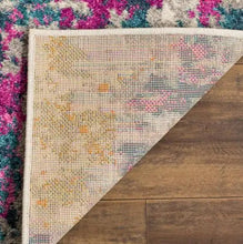 Load image into Gallery viewer, Ivory/Blue 2 ft. x 6 ft. Solid Runner Rug
